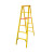 盛富永 绝缘人字梯 玻璃钢纤维单面伸缩梯子绝缘梯 电工梯 折叠梯 工程安全梯 3米ZB1858
