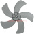 穗之语适配华生电风扇扇叶加厚通用电风扇风叶片落地扇台扇壁扇风扇叶子 14寸(350mm)七叶黑色