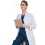 劳博士 白大褂 男女医师工作服 实验室服 医生护士服 无起球精装版 白色 男款XL（纽扣袖）
