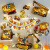 盇觃2岁生日布置男孩汽车主题派对装饰气球儿童宝宝周岁工程车背景 立体汽车套餐N