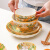素美吉（SUMEIJI）陶瓷碗单个陶瓷釉下彩餐具可爱米饭碗大号汤面碗沙拉碗成人儿童碗 6英寸双耳宝宝碗（2个装）