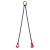 尚留鑫 起重链条吊索具5吨1米双腿G80锰钢组合吊具