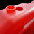 宽选工品 三孔PE塑料红色小水马 防撞分道隔离墩移动围栏 125*65cm 