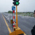 太阳能警示柱LED交通道路交叉口闪光爆闪标志灯牌警示发光警示桩 双面警示柱