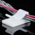 须特（XUTE)粘胶式电线网线整理束线器卡扣桌面理线夹自粘线卡 扁形固定座FCN-20白100只