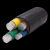 VLV铝芯电缆线345芯507095120150185YJLV240平方1三相线+2 黑铝芯350210米