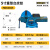 沪鼎台虎钳台式夹具台钳固定器虎钳工教学虎钳台工业级重型砧台 6寸加重大砧板 工业 28.5公