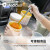 麦迪康（Medicom）一次性PVC手套1209B 透明加厚检查耐磨 餐饮实验室 工作隔离防护手套100只/盒 S码