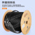 祥来鑫 GJYXCH 皮线光纤室外蝶形光缆黑色1芯3钢丝2000米 XLX-PX33