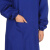沸耐笙 FNS-25079 长袖防水布围裙防油防水罩 紫色有口袋 1件