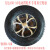 耐磨耐刺型4.50-10/5.00-10真空轮胎康帕斯钢丝胎 人字形轮毂一个