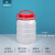 水桶桶级塑料桶发酵桶大桶加厚储蜂蜜专用桶 3L红盖款-配垫片-5个装
