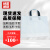 赫思迪格 PE手提袋 商务礼品袋化妆品服装购物袋 横款 白色(33*25+4)*100个 HGJC-36