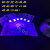 以琛定制LED紫光紫外线防伪验钞台灯 UV无影胶固化荧光剂三防漆检测灯 5W验钞灯(台灯款)