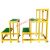 高压绝缘凳 玻璃钢绝缘凳电工凳高低凳三层高压电力梯凳子可移动式单双层平台MYFS 黄色ABS款 高80*60*50