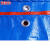 工品云超 加厚防雨布 工业用帆布雨棚布防晒遮阳布 PE货车防雨蓬布油布 蓝色3米*3米【9平方米】	