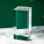 维诺亚透明水晶方体长方形方块玻璃柱摄影支撑道具配件首饰化妆品底座女 3厘米正方体