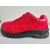 新品701宽头厚底增高劳保鞋安全鞋厨房鞋百搭款轻便舒适 红色 40