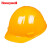 免费印字 霍尼韦尔L99S国标加厚安全帽工地男领导佩戴客户考察监理电工建筑头盔定制LOGO 黄色 H99透气型ABS