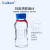 YOUTILITY试剂瓶 肖特蓝盖试剂瓶蓝盖玻璃瓶 透明棕色丝口 100ml GL45盖