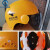 YHGFEE美團外卖夏季头盔外卖员骑手夏盔大号安全防晒帽子电动车男女 21款夏盔透明色