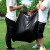 大垃圾袋大号黑色商用手提式物业酒店环卫户外大垃圾桶塑料袋 55* 55*65cm 特厚3丝100只+4卷60