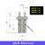 气动手指气缸夹爪MHZ2-16D/MHZL2-10D/20D/25D/32/40D/S平行气爪 MHZ210D2通孔安装