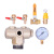 艾帝威气泵空压机油水分离器压气动油漆油雾精密过滤器带压力表 1立方