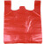 加厚红色水果塑料袋袋礼品袋打包袋卖菜袋提手袋方便袋 33*51(10捆)37个