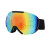 出极 专业滑雪镜 双层防雾可卡近视镜防紫外线滑雪护目镜单板双板滑雪眼镜 蓝色