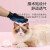 紫羲上海工厂直供宠物清洁用品硅胶手套撸猫洗澡按摩去除浮毛梳毛宠物手套宠物洗澡手套 粉红色
