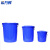 希万辉 160L蓝色 圆形大容量塑料发酵桶加厚带盖塑料储水桶XWH0116