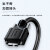 祥来鑫 USB3.0转MicroB工业相机数据线带螺丝固定高速连接线黑色2米 XLX-UMG13