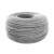 优束 透明镀锌包塑钢丝绳子大棚葡萄架遮阳网带皮包胶软拉线 10mm1000米80个扣 
