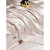 纪诗尼（JIRSINEY）轻奢品牌四件套高端真丝重磅桑蚕丝丝绸被套定制床笠床单床上用品 爱之波依-杏色 1.5m（5英尺）床