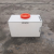 敞口户外翻盖水箱储水桶立式方形困水桶钓鱼养鱼塑料桶 立式20L 405*200*250