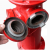定制地上式消火栓1006516地上栓室外消火栓室外消防栓 DN100(不带弯头 )
