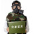 护力盾 防毒面具FNJ05 87式自吸过滤式 05单面罩+君品罐+迷彩包+行军盒
