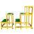 移动双层高压凳双层凳平台梯凳绝缘电工可高低式电力凳三层玻璃钢 两层 高60cm*60*50