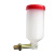 摆线针轮减速机油位镜L型加油管弯油管通气帽加油杯管状油标配件 透明 塑料油窗M16*1.5