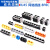 RJ45插座网络接口RJ11 8P8C 1x1 1x2 1x4 1x8 2x4 2x8 带灯百千兆 深灰色 1x1 单口平面