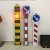 太阳能警示柱LED立柱匝道车辆分流指示灯交通标志牌箭头式警示灯憬芊 桔红色