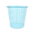希万辉 北欧简约镂空垃圾桶加厚塑料办公酒店厨房垃圾桶 五个装蓝色 大号