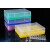 DYQT0.2ml96孔离心管盒ep管盒冰盒pcr管盒八连管盒PCR板架8/12连管盒 绿色(带盖)