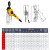 幕山络手扳葫芦手摇链条起重工具小型环链手板葫芦起重器紧线器 黄色 0.75T*3M