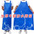 HKFZpvc加长防水围裙防油水产石材厂专用加厚牛筋耐磨工业耐酸碱围裙 枣红色 石材围裙1.1米套袖