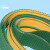 黄绿片基带加导条花纹耐磨平面传动带糊盒皮带平皮带 橡胶黄绿片基带加白胶