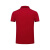 者也 夏季棉质polo衫 翻领短袖公司活动宣传工作服可定制logo印字 96008款 大红色 S码 