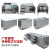 不锈钢橱柜304整体厨房灶槽一体不锈钢整体组合定制橱柜304厨 201单门平台