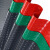 海斯迪克 HKC-11 PVC地垫 楼梯垫走廊塑料防滑垫垫子 普厚1.3mm绿色人字纹宽1.5*1米